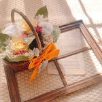 outlet♡冬の花かごアレンジ☃️【送料込】