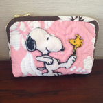 SNOOPY✖️ハワイアンキルトポーチ