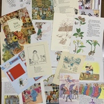 ヴィンテージ洋書の切り離しセット