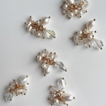 ◉再販◉【2pcs #16-10】smallパールビーズチャーム