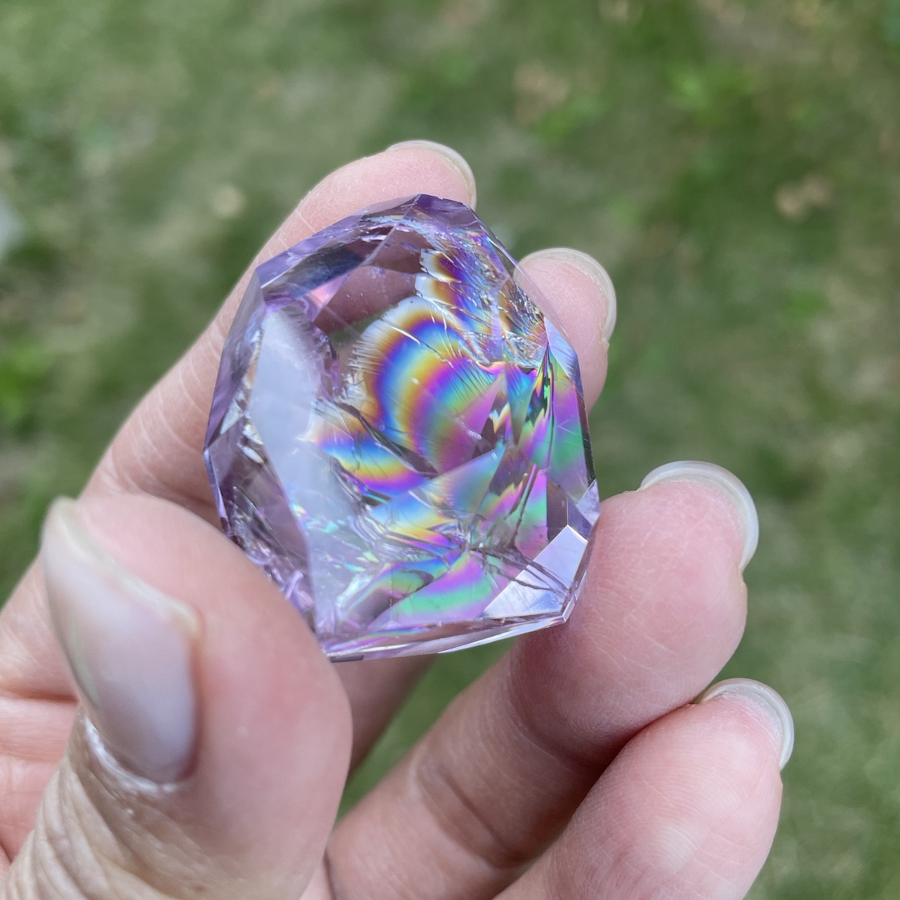 フラーレン 高品質AAA水晶6mm AAAアクアオーラ6mmビーズ使用 7つの願い