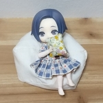 ドールをダメにするビーズクッション（白）