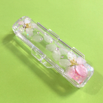 新作【受注製作】押し花素材✨花びらの舞✨印鑑ケース