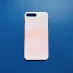 iPhone8Plus対応、スマホケース「柔らかな空」夕暮れ　側面まで印刷する3Dプリントタイプ＜現品限りの限定販売＞