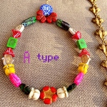 A type【FLOCO christmas wreath 24コセット】JIRI＊IVANA #czech beads#チェコビーズ　ざっくり10〜20㍉ビーズ