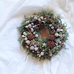 ～shiturae winter blend art No.2～【ドライフラワー リース】木の実のリース クリスマスリース クリスマス