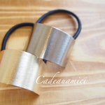Metal plate Hair Tie