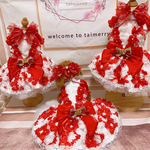 🎁HAPPY メリークリスマス🎄天使のクリスマスドレス&おリボンの2点セット