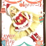 No.023《再⑤》リカちゃん 2018 クリスマスset服