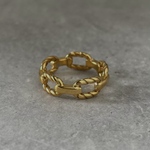 つけっぱなしOKデザインチェーンリング