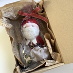 羊毛がま口人形 サンタクロース①