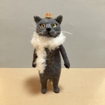 no.145 暗めのロシアンブルー猫さん