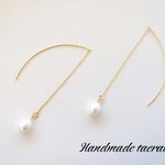 淡水パールのアメリカンピアス