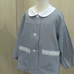 女の子前あきスモック　120サイズ