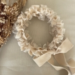 ♡当店人気No.2♡リボンクラウン♡ベビークラウン♡ soft beige  オーダー受付中♩ 誕生日　100日　ハーフバースデー　マンスリーフォト ニューボーンフォト 撮影アイテム おうちフォト