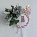 2way しめ縄 スワッグ pink