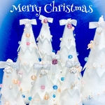 可愛い❤️フェルトのホワイト　クリスマスツリー🌲🎄セット