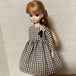 #127 リカちゃんサイズ　ワンピース