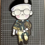 自衛官キャラクターワッペン★大きめ