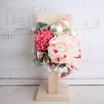お正月飾り＊華羽子板＊芍薬　飾り台付き