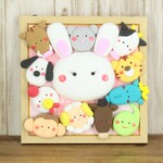 十二支勢ぞろい♪つぶらなおめめの仲間たち♥ヒロインはわたし♪（壁掛けタイプ）