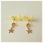 Crescent moon × star YE pierce (NO.2061)