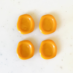 Ocher Distorted Oval Cabochons