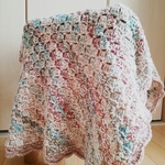 ダイアゴナルステッチ ブランケット(ひざ掛け)