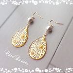 再販☆花雫ピアス