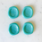 Aqua Blue Distorted Oval Cabochons
