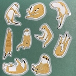 ミーアキャットの手作りシール