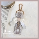 【𝖭𝖾𝗐】✙ リボンとカメオのカチューシャホルダー 【厚めカチューシャ対応サイズ】 ✙ バッグチャーム テーマパーク 遊園地 ガーリー