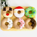 〔再販〕フェルトドーナツ（クリスマス）6個セット　ままごと