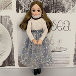 リカちゃん　服　トップスとスカートとピアスの3点セット(No.7)