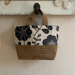 手のひらサイズのミニミニトート　北欧ボタニカルフラワーガーデン