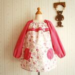 【happy＊＊＊様☆お取り置き品】スイーツいっぱいのスモック☆１３０size
