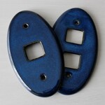【324111914様ご予約品】ｽｲｯﾁｶﾊﾞｰインディゴ　楕円1ッ口＆2ッ口　SC09