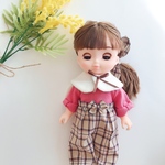 新作＊ティペット付きリボンづくし4点セット♡メルちゃん メルちゃん服 ソランちゃん ソランちゃん服