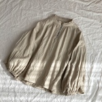 pochi339様［Lady's M］ちょび衿ラグランブラウス
