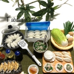 再販　hand made ミニチュア　ドールハウス　お家で餃子作りセット