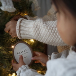 〜11.12終了｜2way/ cotton linen name ornament |名入れ　オーナメント tsumugi - B