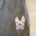 フレブルアップリケ斜め掛けトートバッグ