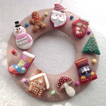 大きめクリスマスリース　a