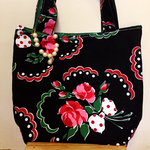 レトロクラシックローズ♡トートバッグ