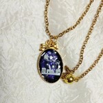 聖夜の街のネックレス(金属アレルギー対応)