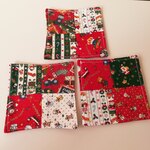 クリスマスコースター３枚セット