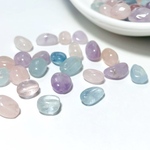 【天然石】いろんな天然石　小粒タンブル　穴あり　 ハンドメイド素材