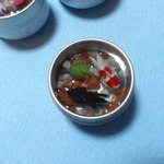 金魚マグネット　白×黒