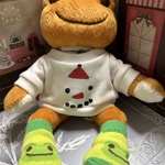 Ｐ138:かえるのピクルスビーンドールサイズスノーマントレーナー