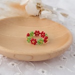 クリスマスリング✨💍 サンタクロースとクリスマスツリー🎅🎄
